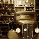 auto, car, garage