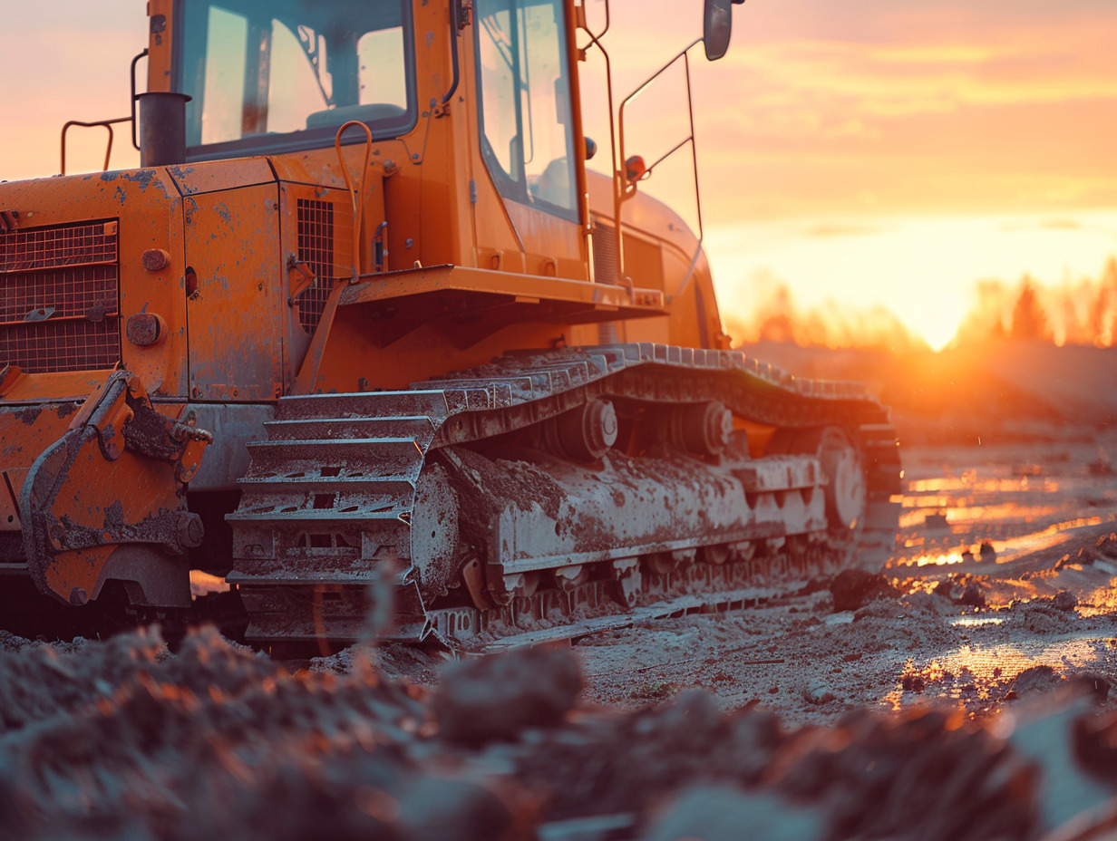 bulldozer chantier