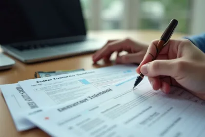 Documents nécessaires pour une souscription d'assurance auto en ligne sur un bureau