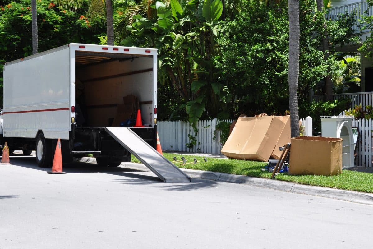 camionnettes de déménagement